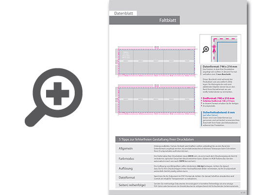 Product Bild faltblatt__gefalzt_auf_din_a5__10-seiter_(zickzackfalz)__beidseitig_bedruckt_(4_4_farbig_+_1_sonderfarbe_hks)