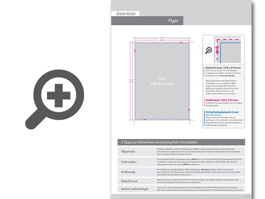 Product Bild flyer_din_a5_(14_8_cm_x_21_0_cm)__beidseitig_bedruckt_(4_4_farbig_+_1_sonderfarbe_hks)